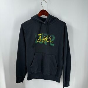 Vintage 90's Nike Just Do It Prototype Word Mark Graphic Hoodie Black Size S